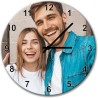 Stileitaliano Orologio da Parete personalizzato in legno moderno Orologi a muro con foto  Idea Regalo casa Rotondo