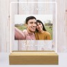 Lampada con foto personalizzata idea regalo anniversario compleanno per lui lei led multicolore regali fidanzati uomo donna
